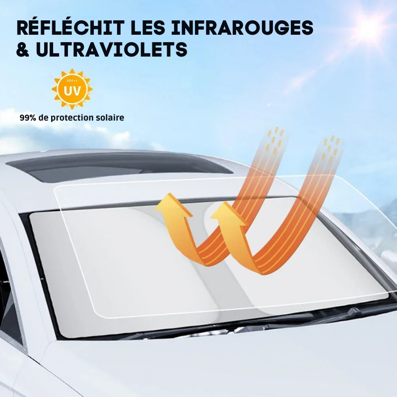 Pare-soleil voiture pliable – Protection UV & chaleur | SunShield™