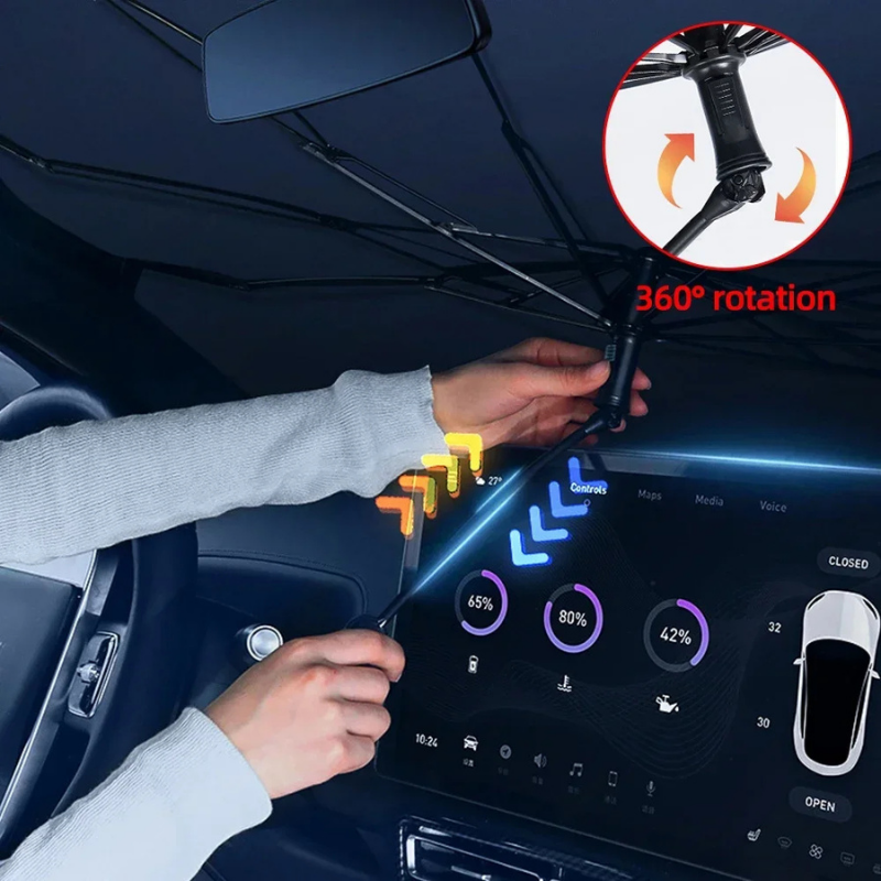 Pare-soleil voiture pliable – Protection UV & chaleur | SunShield™