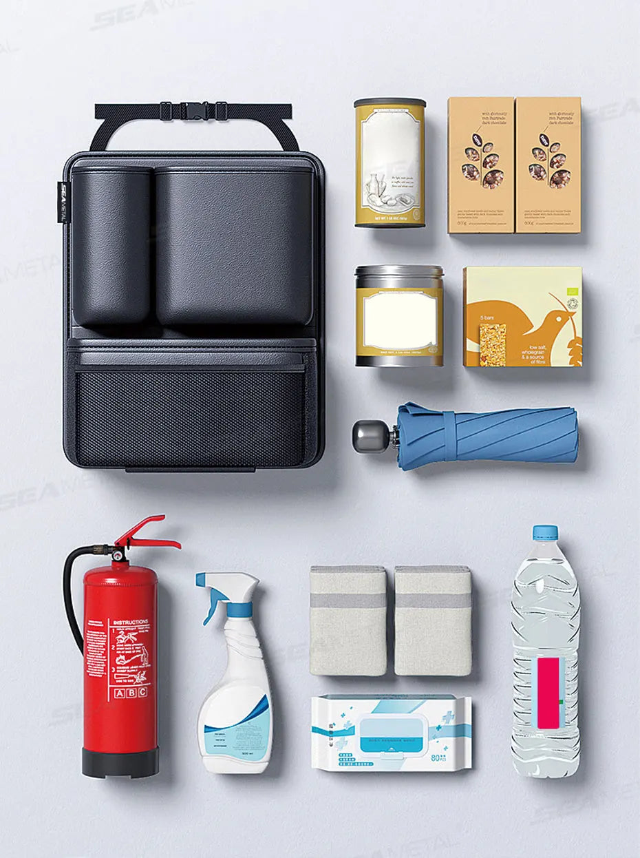 Organisateur de coffre et siège arrière – Grand rangement voiture | Veloryx™