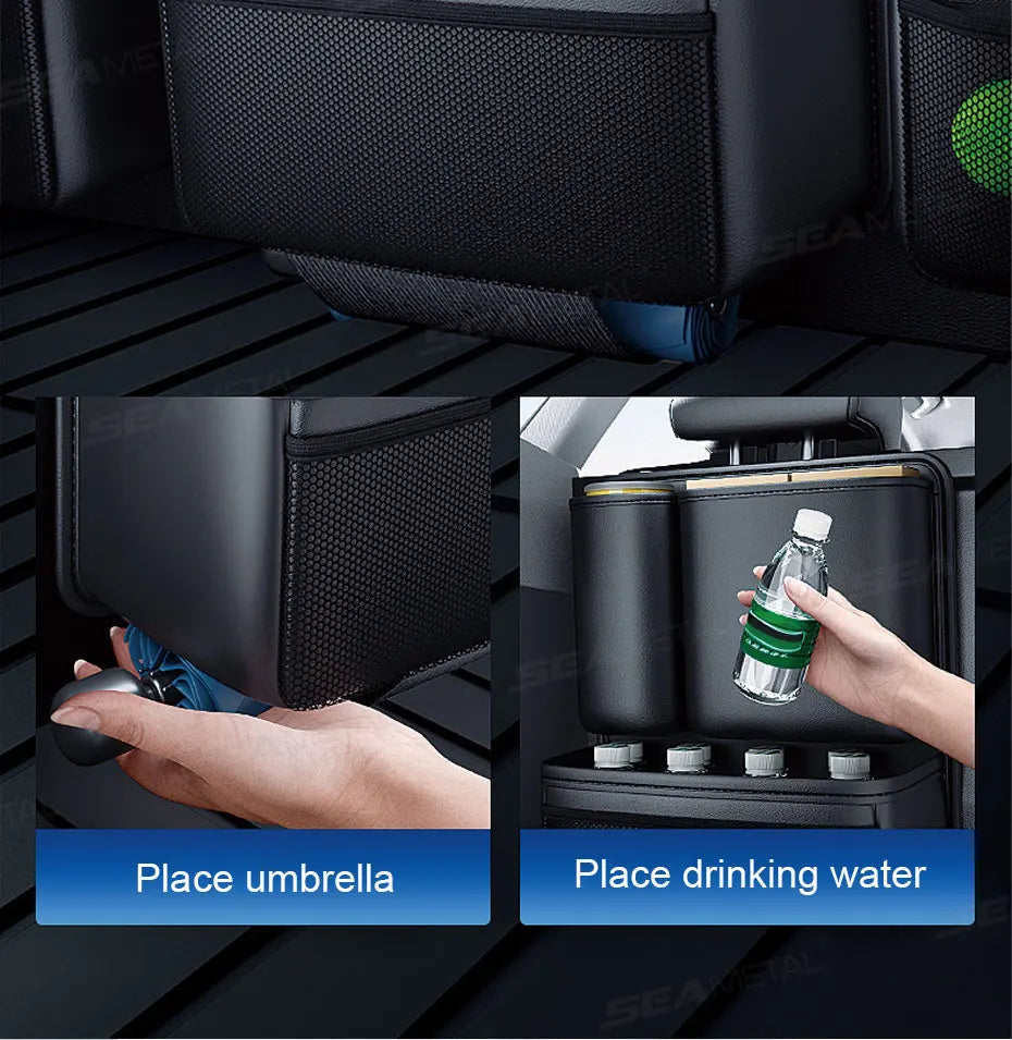Organisateur de coffre et siège arrière – Grand rangement voiture | Veloryx™