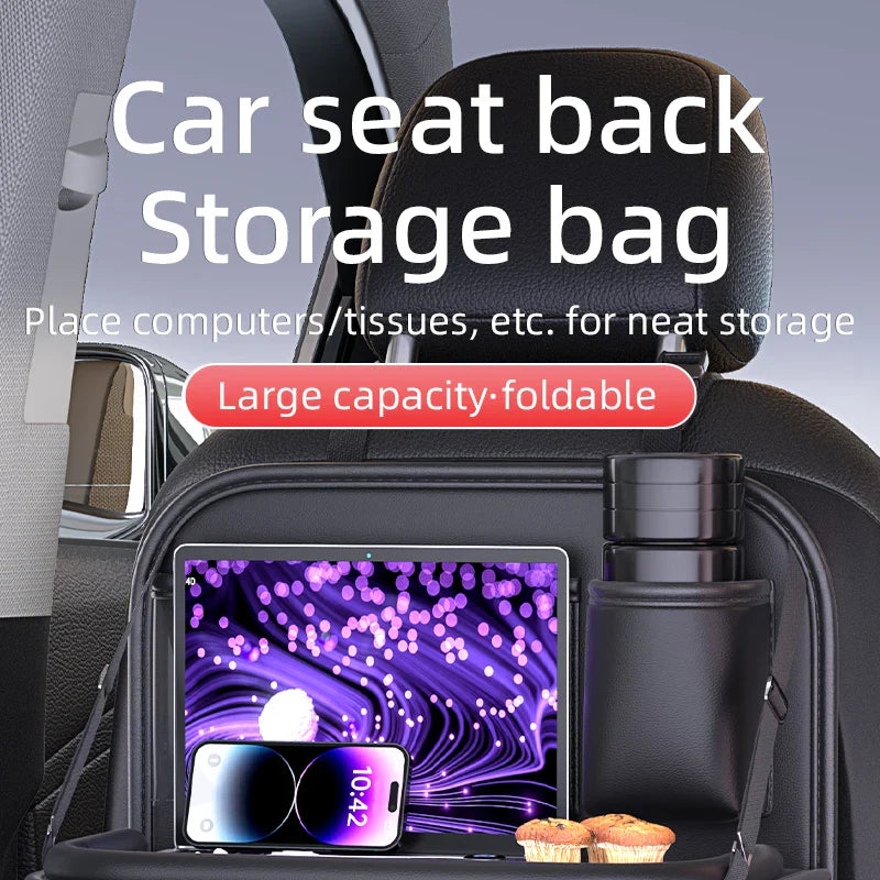 Organisateur dossier siège voiture enfant – Protège et range | Velixo™