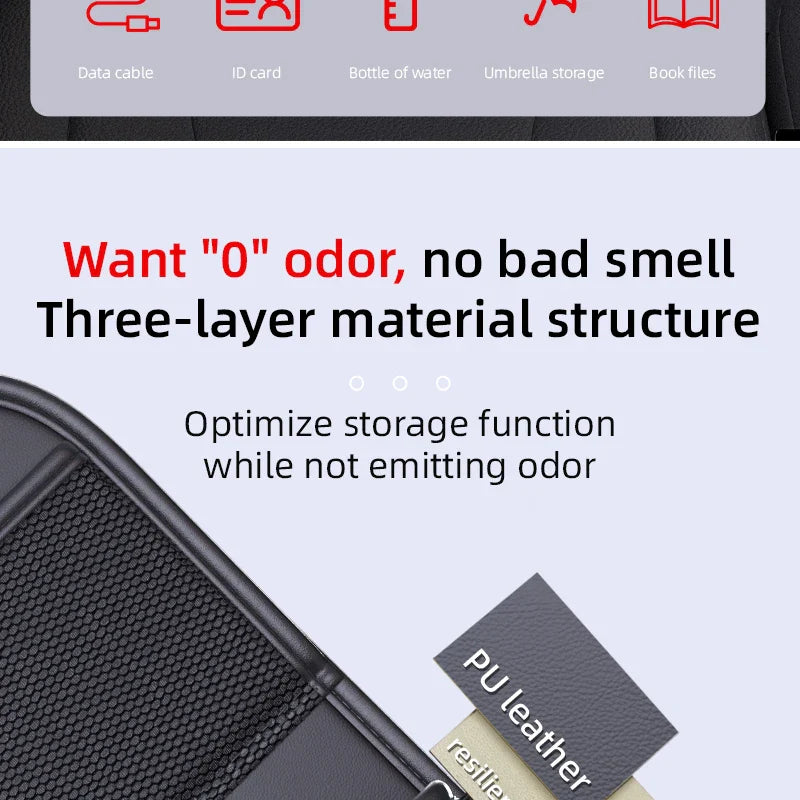 Organisateur dossier siège voiture enfant – Protège et range | Velixo™