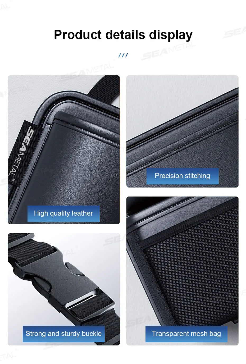 Organisateur de coffre et siège arrière – Grand rangement voiture | Veloryx™