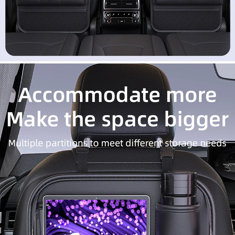 Organisateur dossier siège voiture enfant – Protège et range | Velixo™