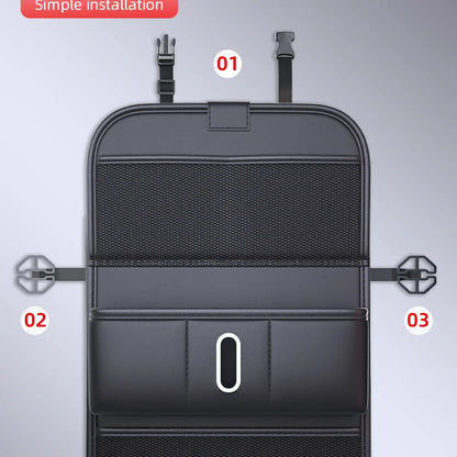 Organisateur dossier siège voiture enfant – Protège et range | Velixo™