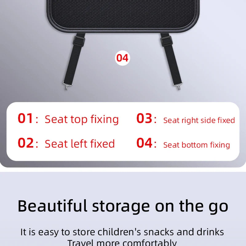 Organisateur dossier siège voiture enfant – Protège et range | Velixo™