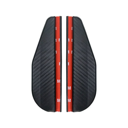 Pare-soleil rétroviseur latéral en fibre de carbone (2 pcs) – Vision claire sous la pluie | Carivio™