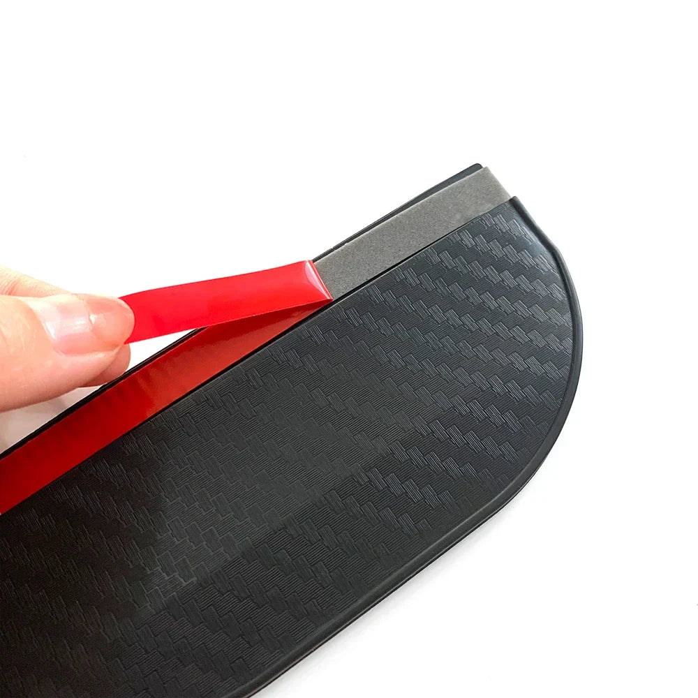 Pare-soleil rétroviseur latéral en fibre de carbone (2 pcs) – Vision claire sous la pluie | Carivio™