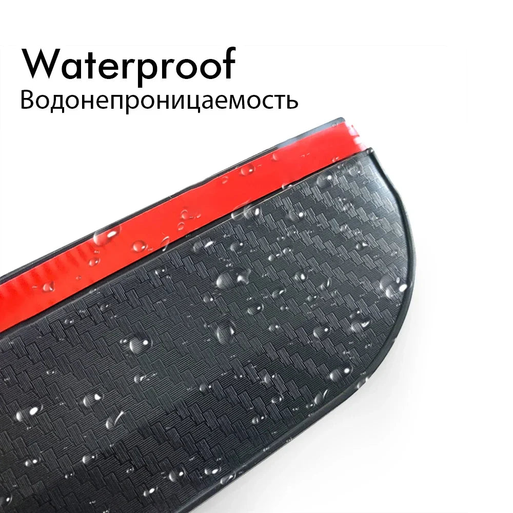 Pare-soleil rétroviseur latéral en fibre de carbone (2 pcs) – Vision claire sous la pluie | Carivio™